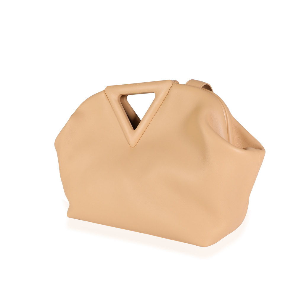 Bottega Veneta Almond Calfskin Leather Medium Point Bag - Picture 4 of 8